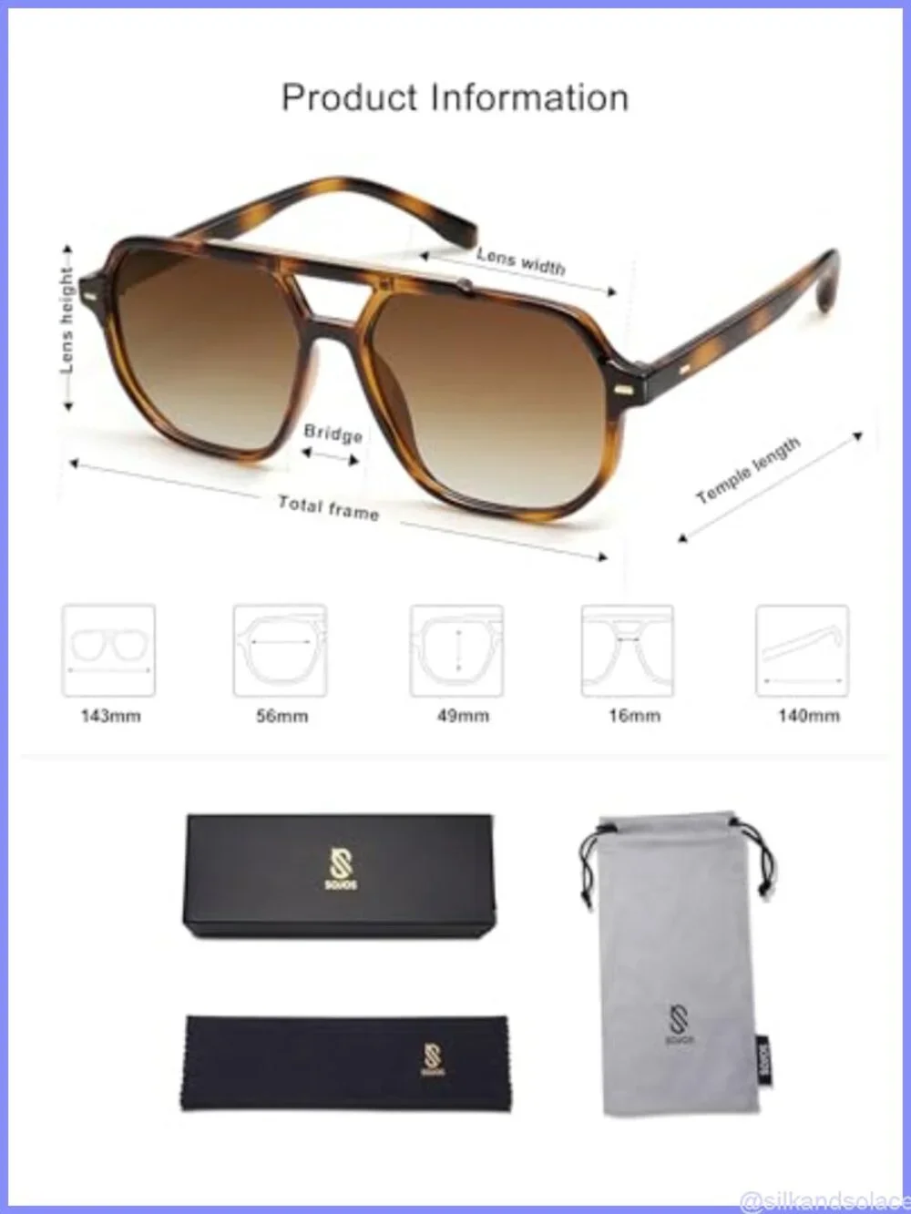 Retro Trendy Aviator Sunglasses Polarized UV400 Shield